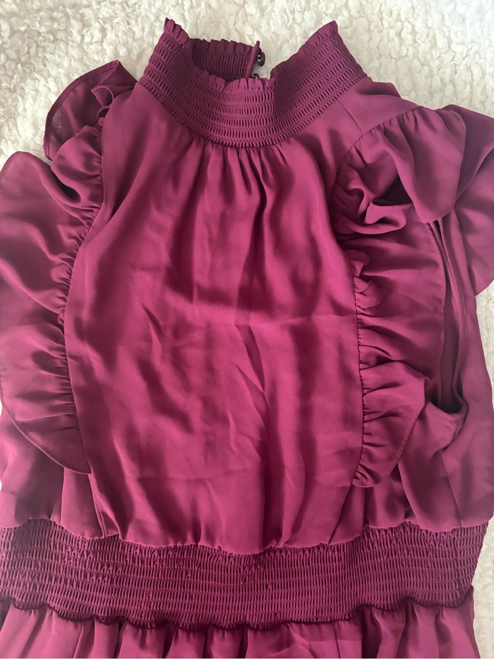 Beautiful Burgundy Dress - Picture 2 of 6